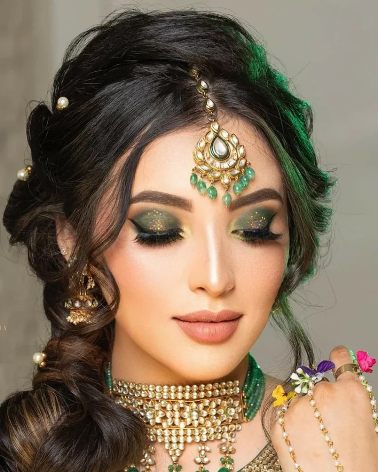 Shwetas Makeovers Karnal mehndi look 768x960