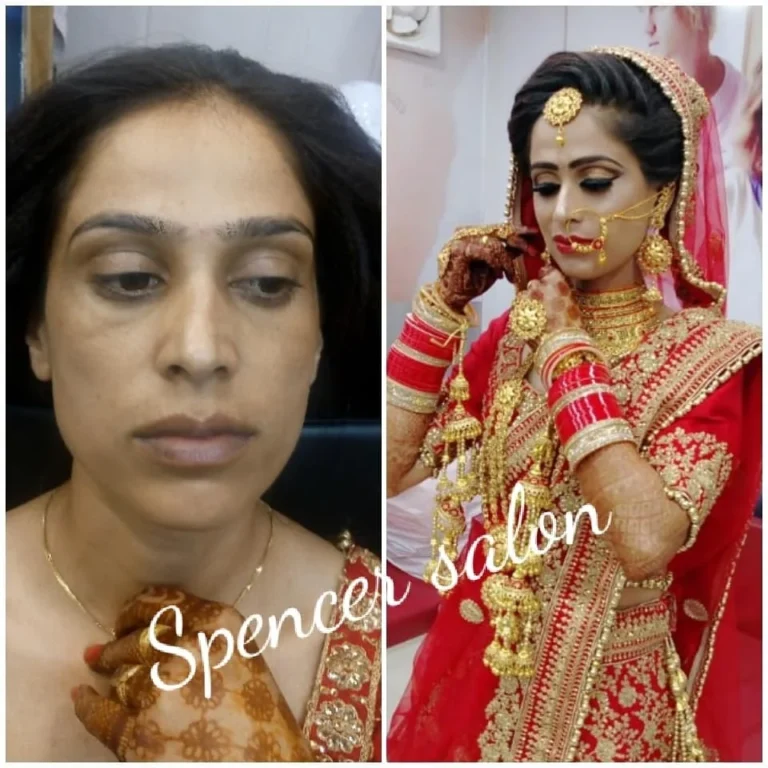 Spencer A Unisex Salon Kurukshetra bride makeup 768x768