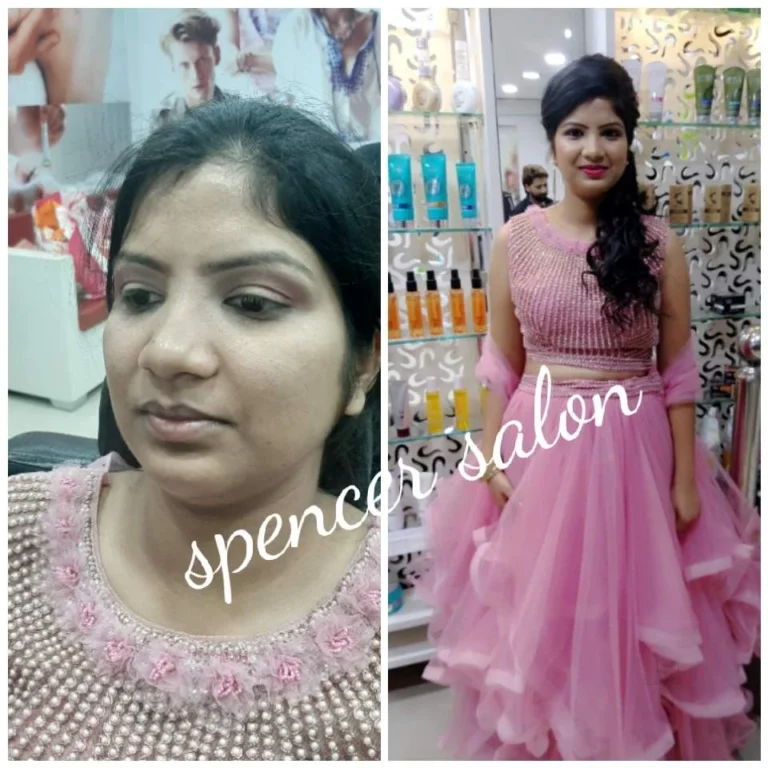 Spencer A Unisex Salon Kurukshetra party makeup 768x768