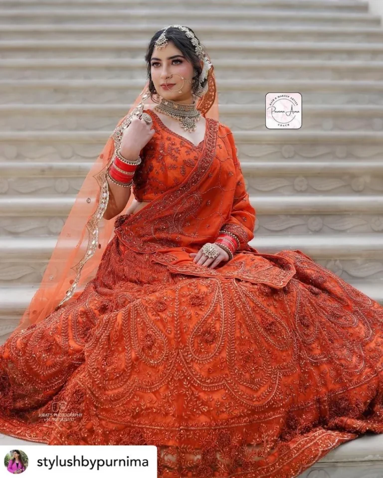 Stylush Salon Academy Karnal bride makeup 768x959