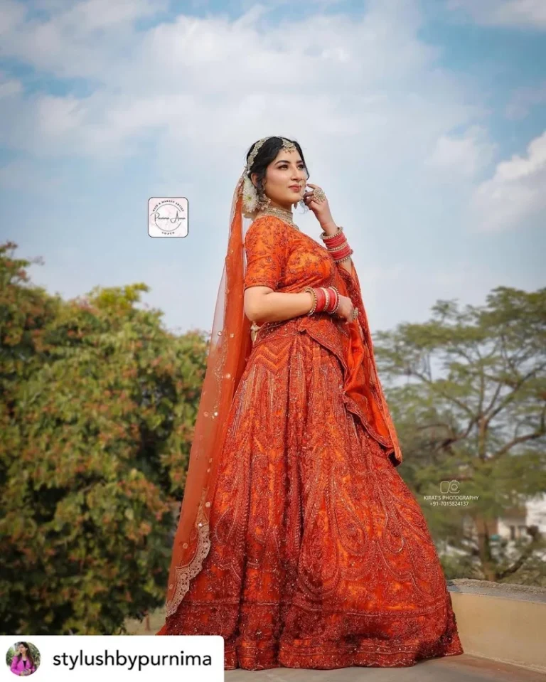 Stylush Salon Academy Karnalbridal look 768x959