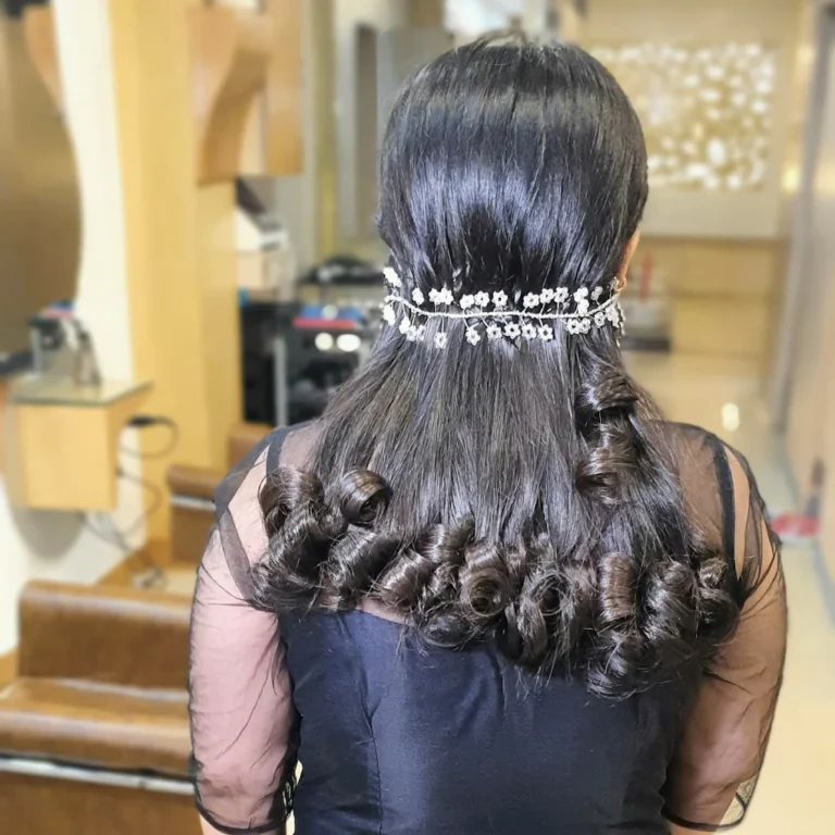 Tocado A Family Salon Panchkula hairdo 768x768