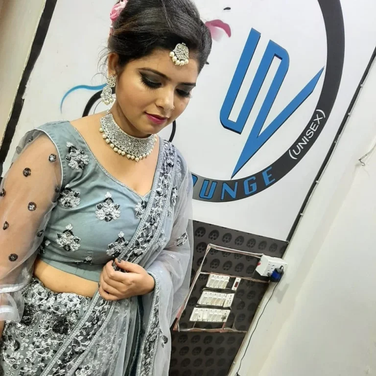 Unv Unisex Hair Salon Ambala make up 768x768
