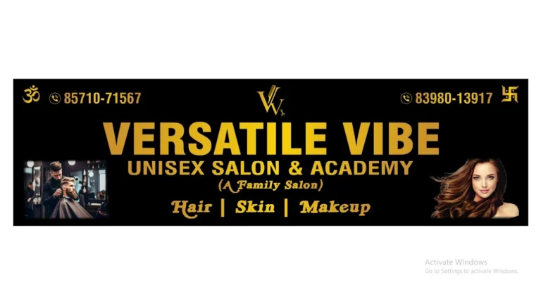 versatile vibe unisex salon Karnal logo 768x432